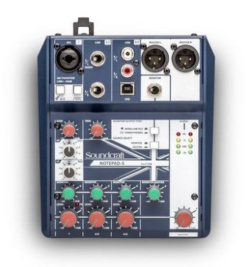 Аналоговий пульт мікшерний Soundcraft Notepad 5 5085980EU фото