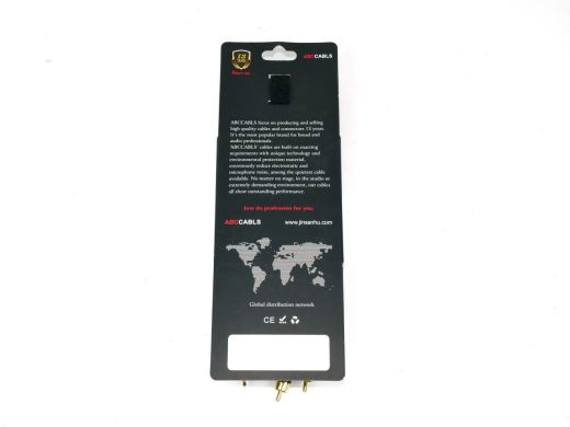 Міжблоковий кабель 2 x RCA тато - mini jack 3.5 стерео тато ABCCABLS MA309L2 MA309L2 фото