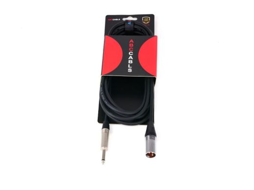 Мікрофонний кабель Jack mono-XLR male 1m ABCCABLS MA015L1 MA015L1 фото