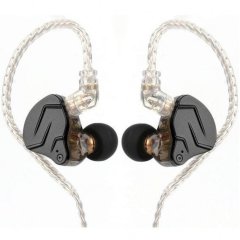 Гібридні вакуумні навушники KZ Audio ZSN PRO GREY NO MIC 86092 фото