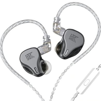 Вакуумні навушники KZ Audio DQ6 GRAY MIC 87623 фото
