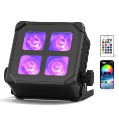 Комплект автономних LED прожекторів з кейсом PRO LUX UP LIGHT 418 BAT SET 89087 фото