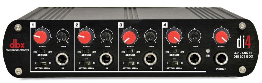 Активний директ-бокс DBX DI4 DBXDI4 фото