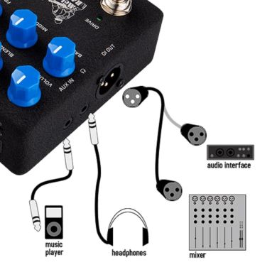 Гитарная педаль предусилителя NUX MLD Bass Preamp + DI Pedal (NBP-5) 86122 фото
