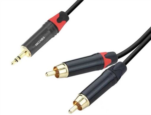 Межблочный кабель mini Jack-2xRCA 3m ABCCABLS MA309L3 MA309L3 фото