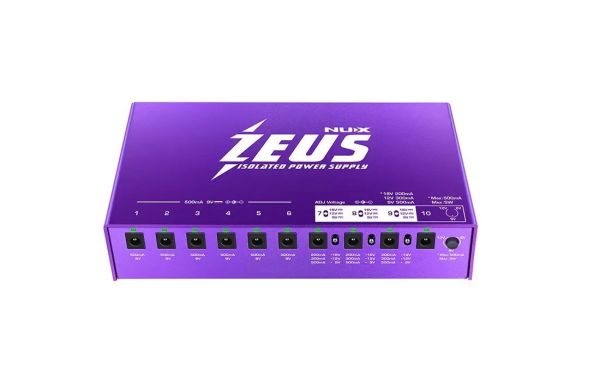 Блок питания для гитарных педалей NUX NIP-Z10 Zeus 86879 фото