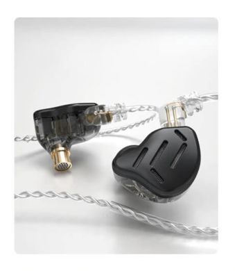 Вакуумні навушники KZ Audio ZAX BLACK NO MIC 86102 фото