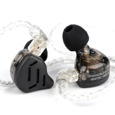Вакуумні навушники KZ Audio ZAX BLACK NO MIC 86102 фото