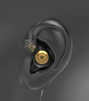 Вакуумні навушники KZ Audio EDX PRO BLACK MIC  86104 фото