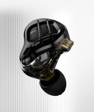 Вакуумні навушники KZ Audio ZAR BLACK NO MIC 86110 фото