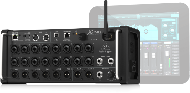 Цифровий мікшерний пульт BEHRINGER XR18 X Air 87029 фото