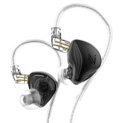 Електростатичні гібридні навушники KZ Audio ZEX BLACK NO MIC 86105 фото