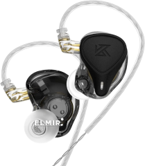 Вакуумні навушники KZ Audio ZEX PRO BLACK NO MIC 86107 фото