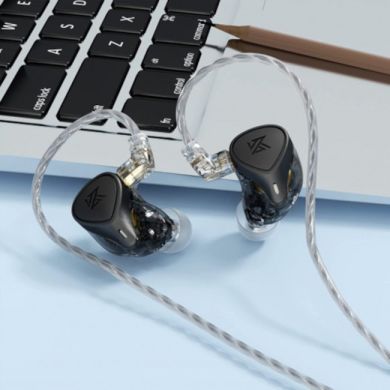 Вакуумні навушники KZ Audio ZEX PRO BLACK NO MIC 86107 фото