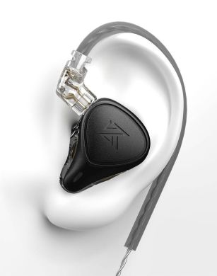 Вакуумні навушники KZ Audio ZEX PRO BLACK NO MIC 86107 фото