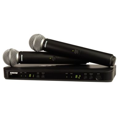 Радіосистема із двома ручними мікрофонами SHURE BLX288E/SM58 78067 фото