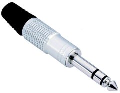 Роз'єм TRS (Jack) 6.35 4all Audio SJ016 stereo  75570 фото