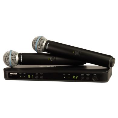 Радиосистема с двумя ручными микрофонами SHURE BLX288E/B58 78051 фото