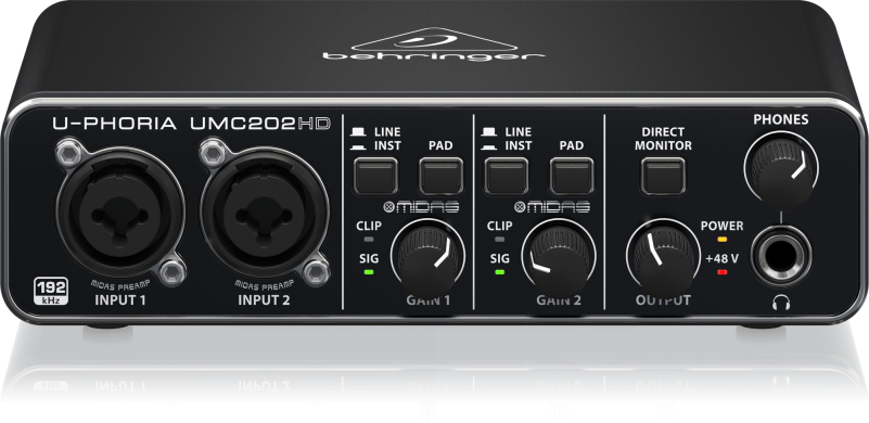 Комплект для звукозапису BEHRINGER U-PHORIA STUDIO PRO 87045 фото